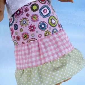 18" Girl Doll Clothes Pattern - Sewing Pattern for Girl Doll Clothing PDF e Pattern - 18 inch Doll Shirts and Skirts image 5