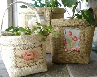 Patrón de costura para tapas de ollas de barro de arpillera - PDF ePattern