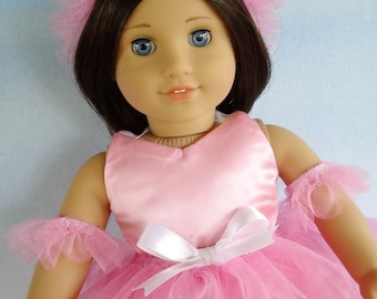 Schnittmuster für Ballerina-Puppenkleidung für 18-Zoll-Puppen - PDF-ePattern
