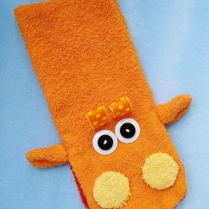 Toy Sewing Pattern for Wash Cloth Hand Puppets PDF e-Pattern image 2