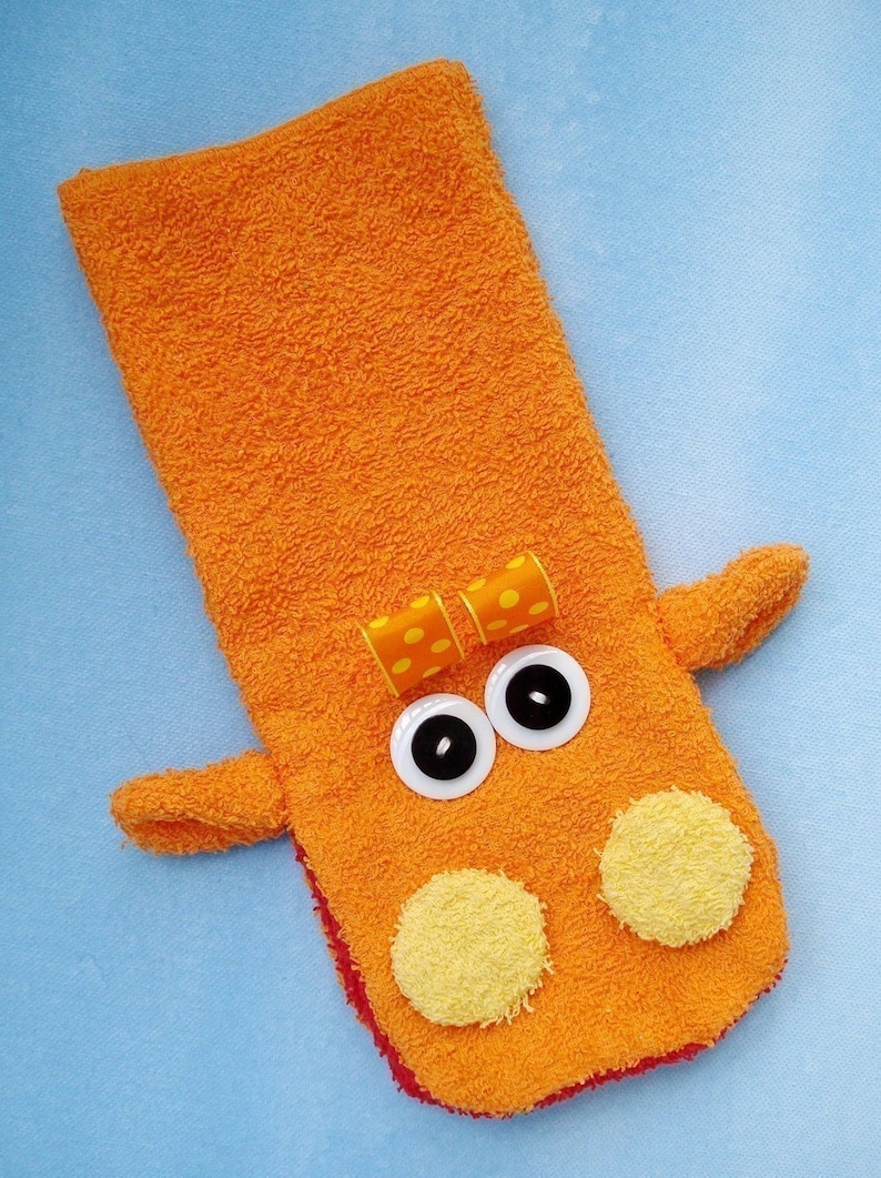 Toy Sewing Pattern for Wash Cloth Hand Puppets PDF e-Pattern image 2