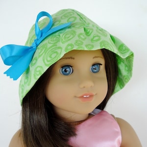 Sewing Pattern for American Girl Doll - 18 inch Doll Hats - 7 Styles - PDF e-Pattern
