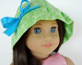 Sewing Pattern for American Girl Doll - 18 inch Doll Hats - 7 Styles - PDF e-Pattern