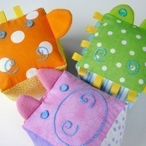 SALE - PDF ePATTERN - Giraffe, Gator and Pig Blocks for Baby - Toy Sewing Pattern