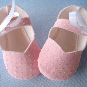 Mary Jane Sewing Pattern Simple Mary Jane Baby Shoes Booties with Ribbon Ties PDF ePattern image 5