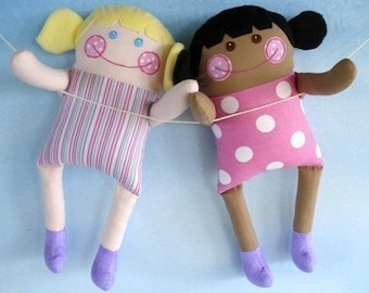 OFERTA - PATRÓN PDF para muñecas preciosas Kilah y Keesha