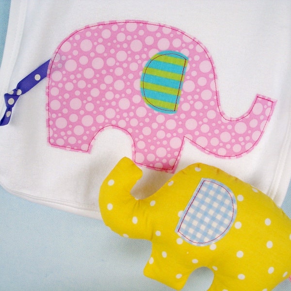 SALE - PDF ePATTERN for Elephant Softie in Three Sizes and Applique