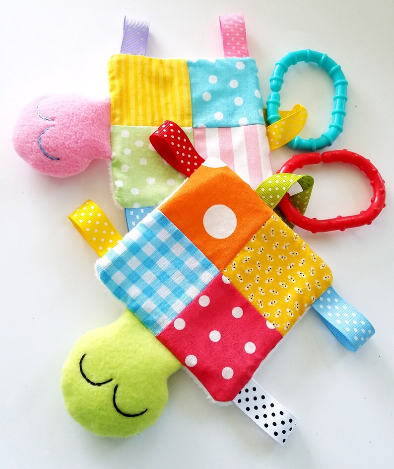 Turtle Crinkle Baby Softie Toy Sewing Pattern PDF ePATTERN Etsy