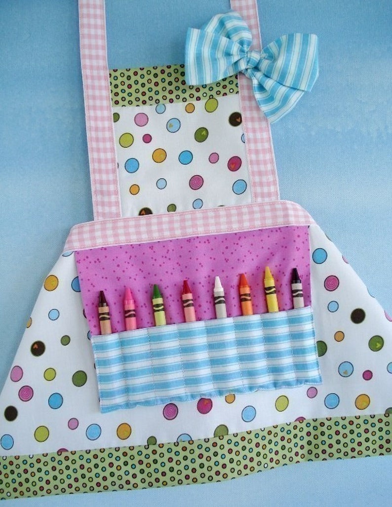 Child Apron Sewing Pattern Three Sizes PDF ePattern image 3