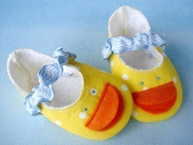 SALE PDF Epattern Duck Shoes Plain Shoes and Duck Doll Etsy