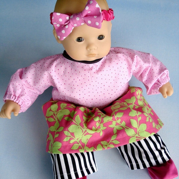 SALE - PDF e-Pattern - Baby Doll Outfits for Girls and Boys - 15 Inch to 16 Inch Dolls