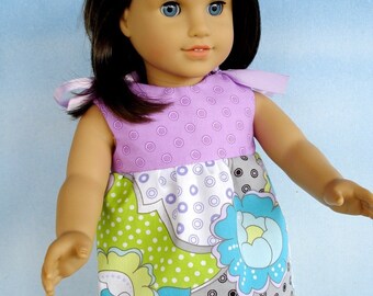 Sewing Pattern for 18 Inch American Girl Doll Clothes - Dresses - Four Styles -  PDF e-Pattern
