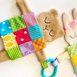 Bear and Bunny Crinkle Baby Softie Toy Sewing Pattern PDF Epattern ...