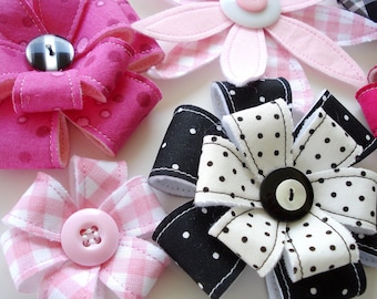 Hair Accessories Sewing Pattern for Flowers Number 2 - PDF e-Pattern