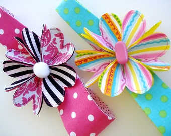 Headband Sewing Pattern with Flower - PDF e-Pattern