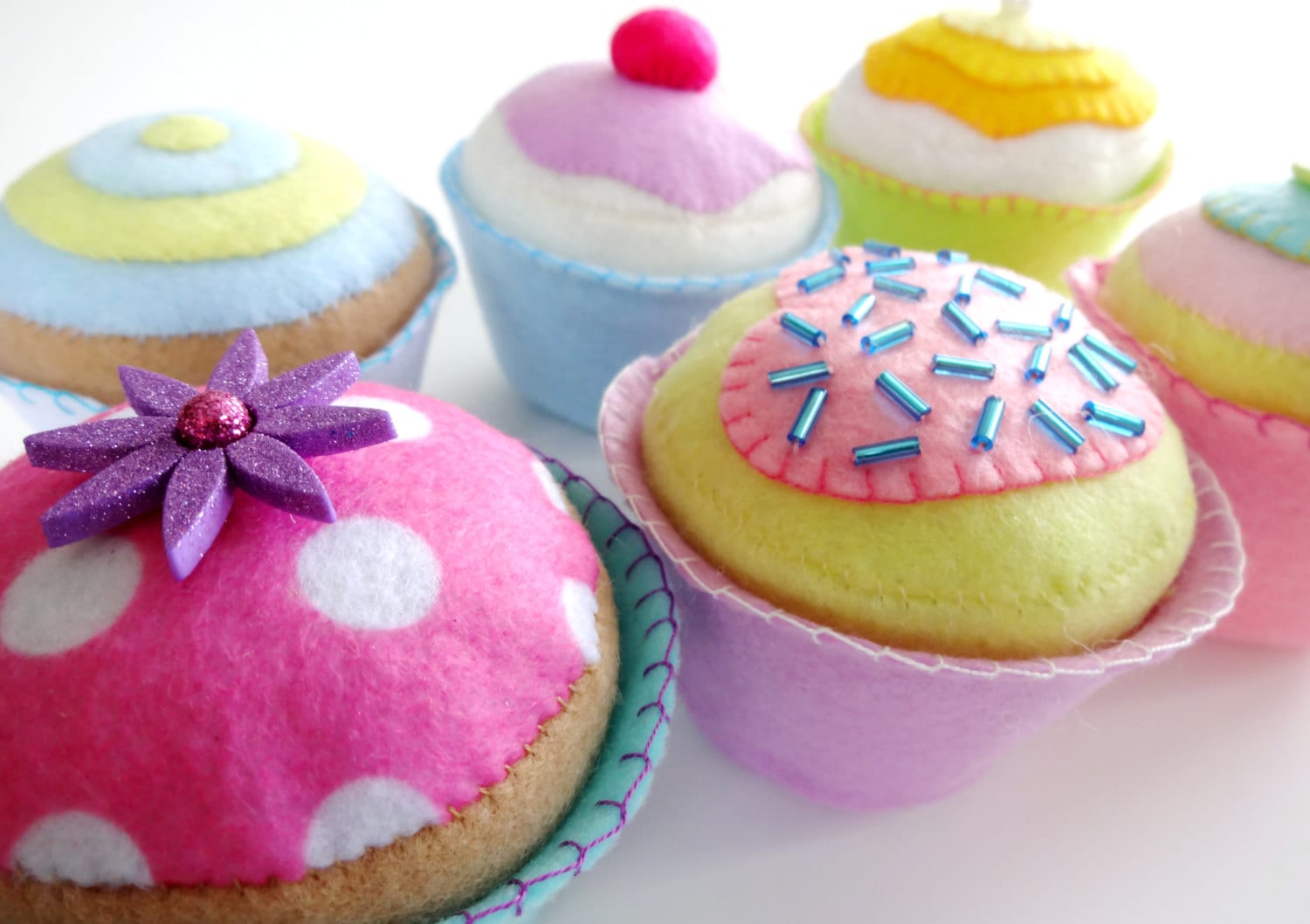 Cupcake Pin Cushion Cute Pin Cushion Sewing Accessory 