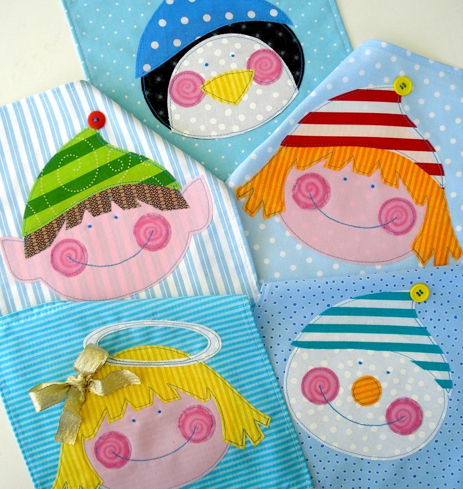 Applique Designs Christmas Characters PDF Epattern Etsy