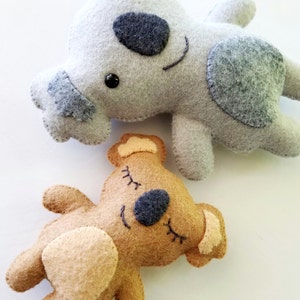 Felt Koala Bear Softies Felt  Toy Sewing Pattern - Tutorial - PDF e PATTERN