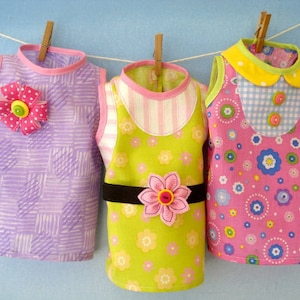18 inch Doll Sewing Pattern - Dress and Hair Accessories - PDF ePattern - PDF e-Pattern - DIY Girl Doll Clothes Pattern
