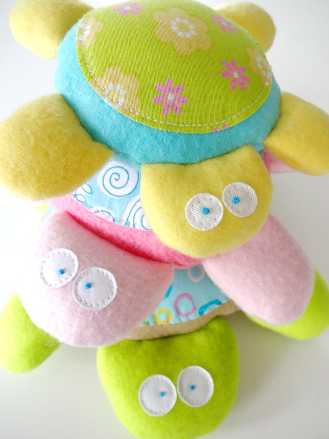 Baby Turtle Softies Toy Sewing Pattern - PDF Epattern - Etsy