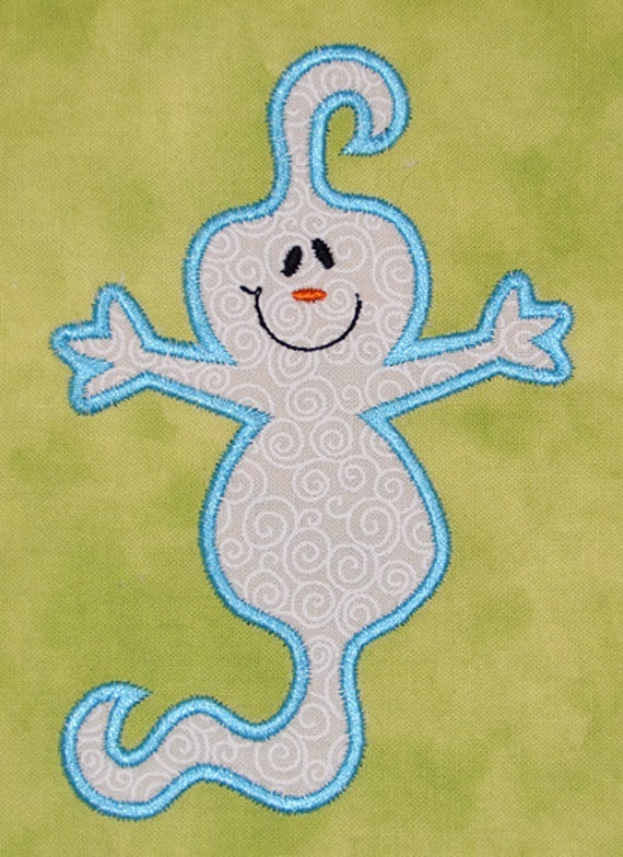 Download Halloween Cute Ghost With Arms Out Applique Machine Embroidery Etsy