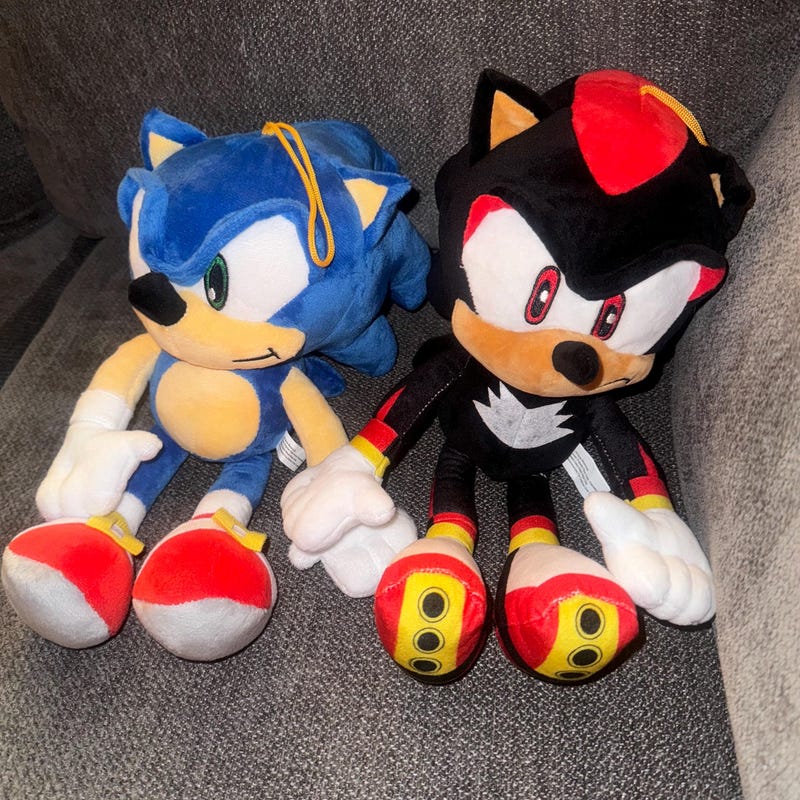 Shadow the Hedgehog Plushies Etsy