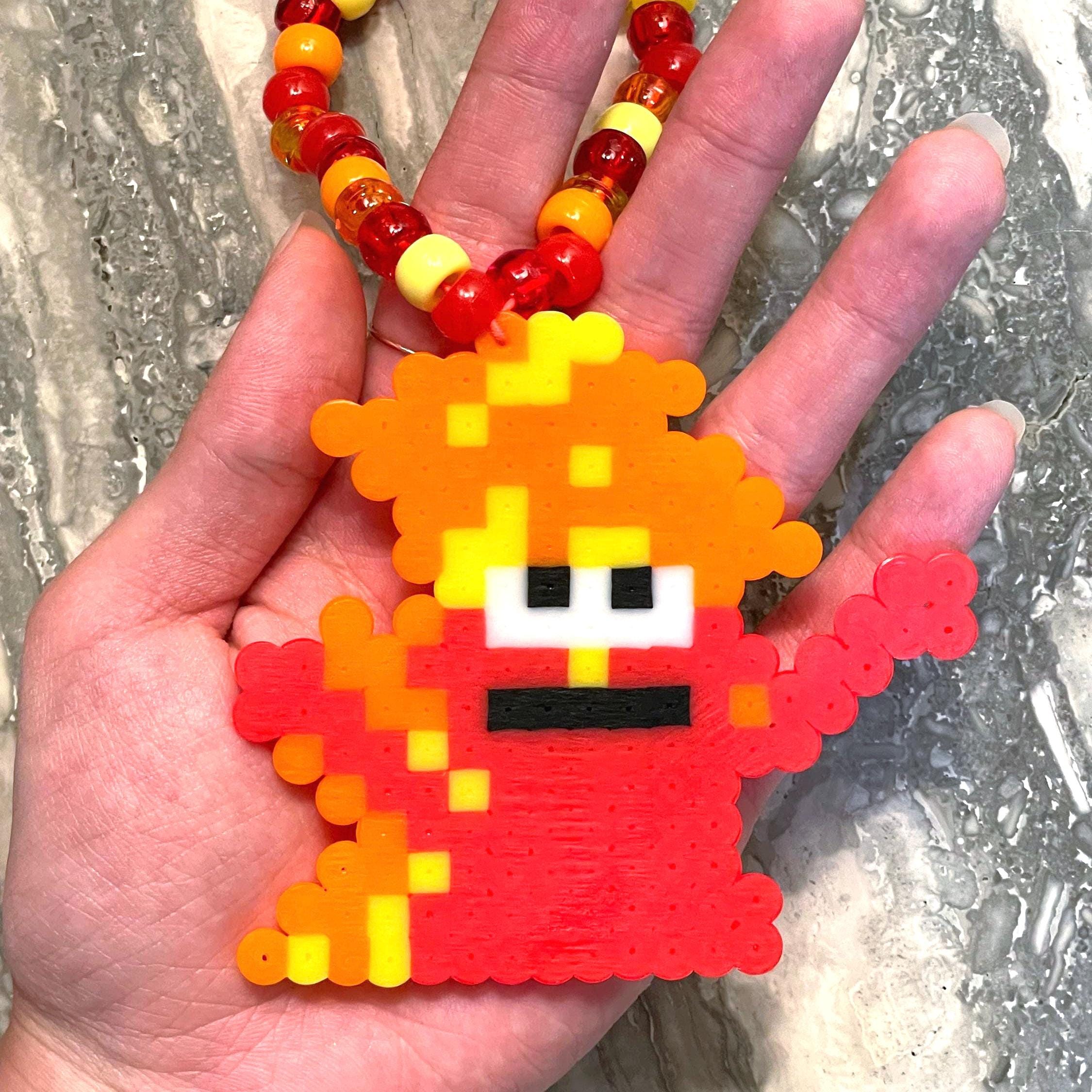 Elmo Rise / Hellmo / Elmo Fire Perler Bead Beacelet - Rave Festival - Etsy