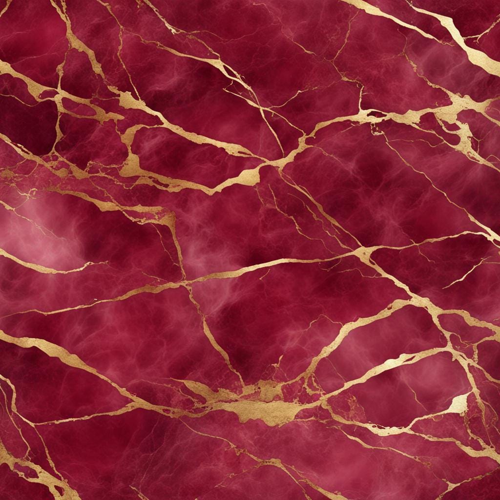 Ruby Patern Ruby and Gold Marble Seamless Pattern Set (digital Download) - Etsy