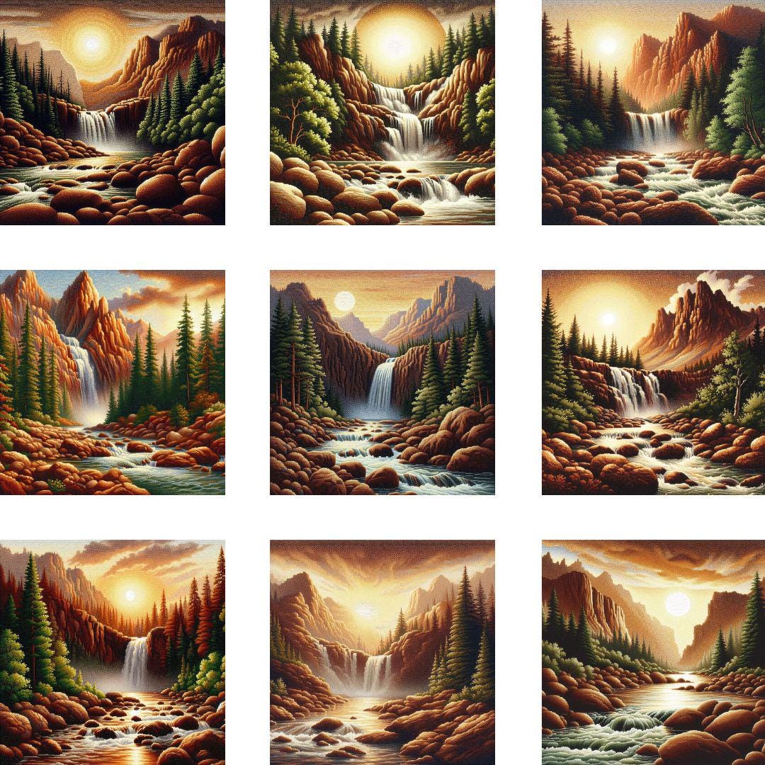 Rocky Mountains Set of 40 |seamless Patterns |instant Download ...