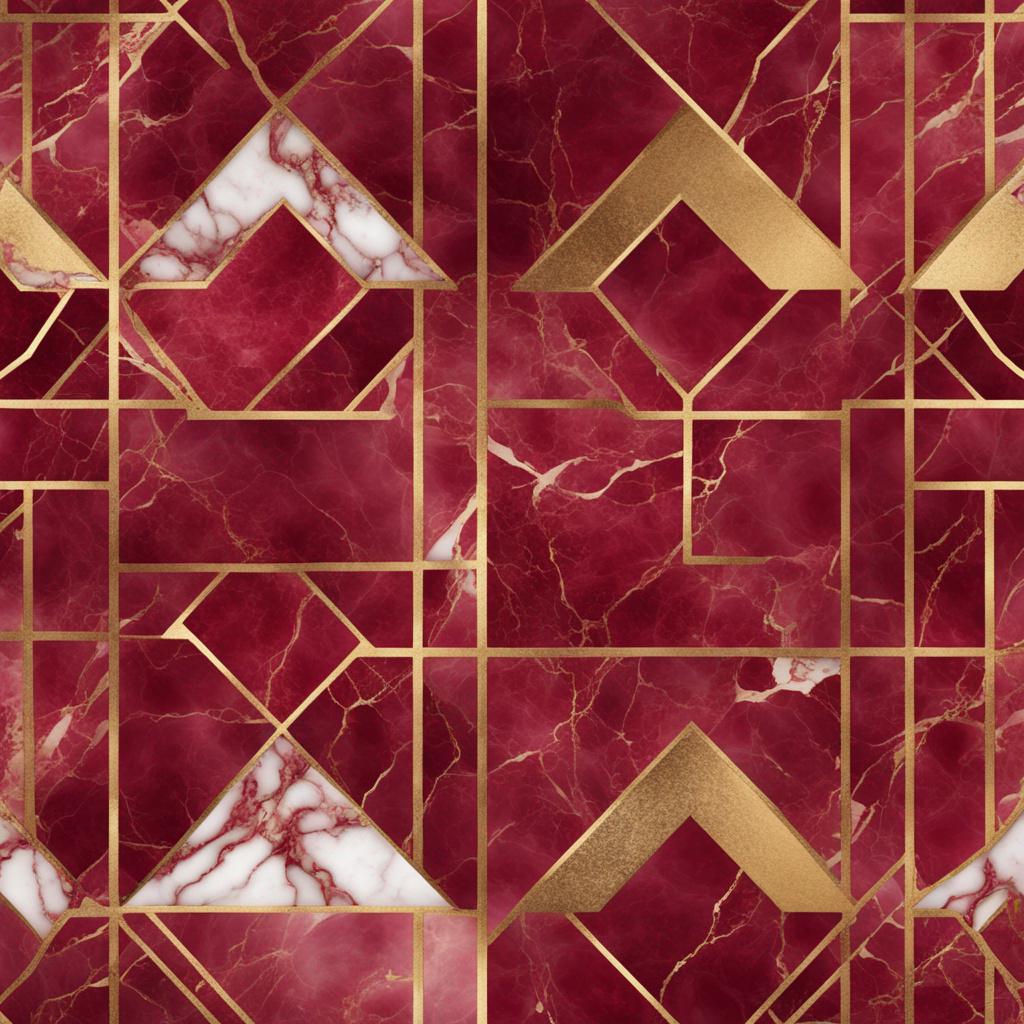 Ruby Patern Ruby and Gold Marble Seamless Pattern Set (digital Download) - Etsy