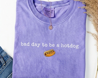 Camiseta "Es un mal día para ser un perrito caliente" de Comfort Colors®, sudadera con meme divertido, camiseta divertida y moderna