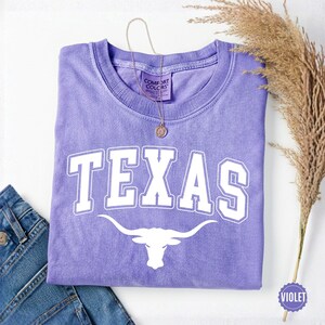 Comfort Colors® Texas Shirt, Texas Western American Sweatshirt, Texas Travel Gift image 6