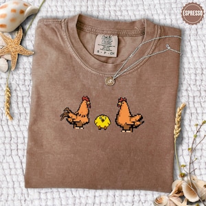 Stardew Valley Shirt, Stardew Valley Chicken Sweatshirt, Stand out with Gaming-inspired Fashion, Handcrafted Gaming Apparel, Valley Shirt