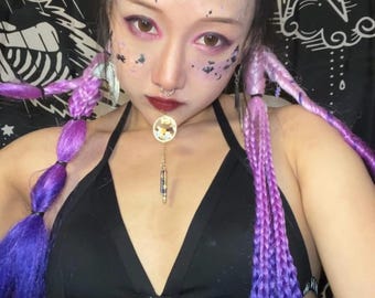 ヘアエクステンション 三つ編み ウィッグ