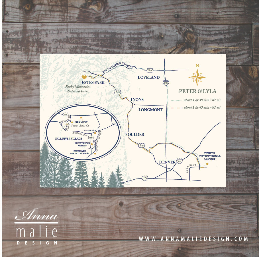 Map hand drawn map