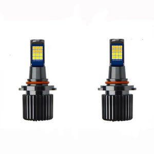 HB4 HB3 H10 Two-tone White-Yellow Strobe Function LED Fog Light Bulbs