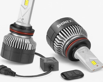 H11 H8 H9 Driekleurige LED-mistlampen met afstandsbediening en stroboscoopfunctie