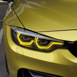 BMW M3 M4 F-Series LCI Yellow DRL Angel Eyes F80 F82 F83 F32 F33 F36