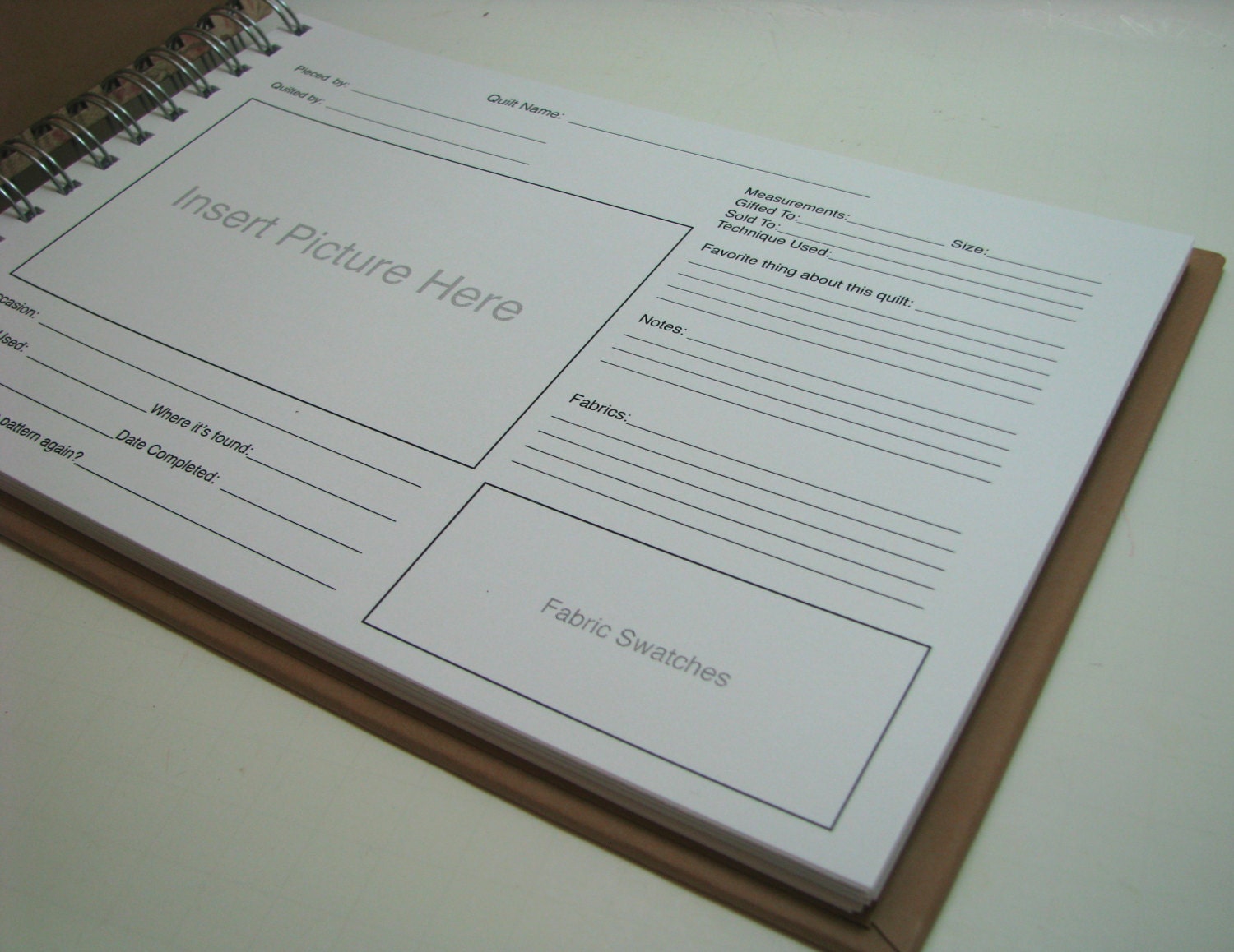 Quilter's Journal Memory Book Quilt Notebook Quilt Etsy