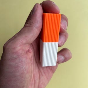 GE:1-1 Juguete Fidget impreso en 3D con imanes / Click, Antiestrés, TDAH, diferentes colores, tamaño de bolsillo, 2 piezas, Juguete portátil, satisfactorio.