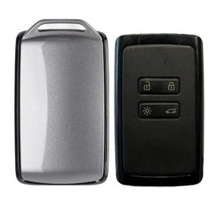 GRIS CASSIOPE Captur Techno Keyring Case Hands-free card key accessory compatible with Renault Dacia made in France