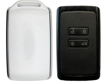 WHITE PEARL or Nival Renault R5 Electric A290 Hands-free card key shell compatible with Renault ALPINE made in France
