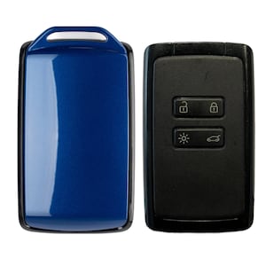 BLUE IRON RENAULT Sleutelhoesje bescherming handsfree kaart compatibel met Renault Dacia gemaakt in Frankrijk