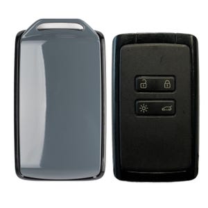 URBAN GREY DACIA Duster Key case cover accessory key protection hands-free card compatible with Renault Dacia made in France