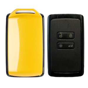 YELLOW SIRIUS Megane 4 RS Case Cover Key Protector Accessory Key Protection Hands-Free Card Compatible Renault Dacia Made in France