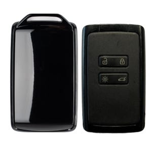BLACK STAR Renault R5 Dacia Key case cover key protection hands-free card compatible with Renault Dacia made in France