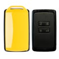 YELLOW POP R5 Key cover case accessory key protection hands-free card compatible with Renault Dacia made in France product logo