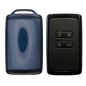 INDIGO BLUE BIGSTER Sleutelhoesje met handsfree kaart compatibel met Renault Dacia gemaakt in Frankrijk