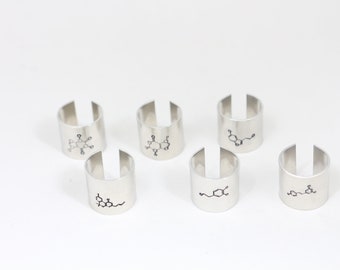 Encanto de estetoscopio de molécula, etiqueta de estetoscopio, joyería de estetoscopio, anillo de identificación de estetoscopio, estetoscopio Bling, regalo de graduación de enfermera, regalo Dr.