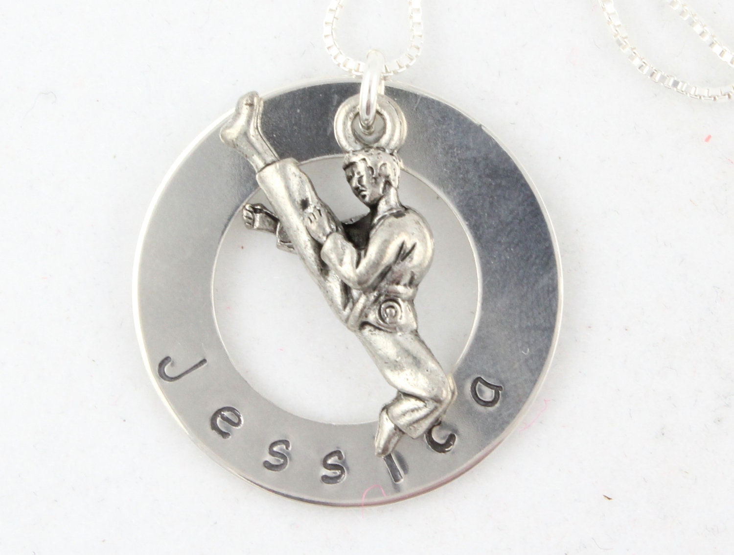 Personalized Karate Necklace Custom Martial Arts Judo Etsy